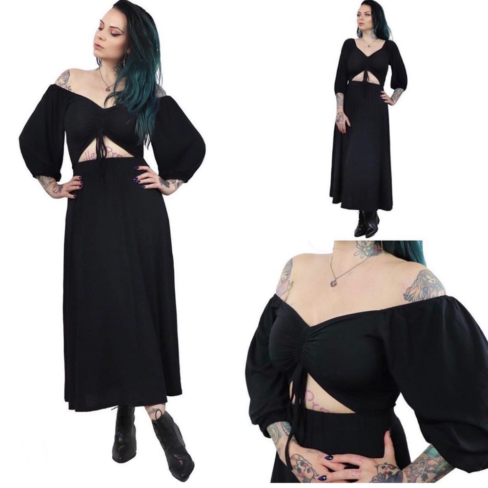 DEADSTOCK M Foxblood Lydia Dress